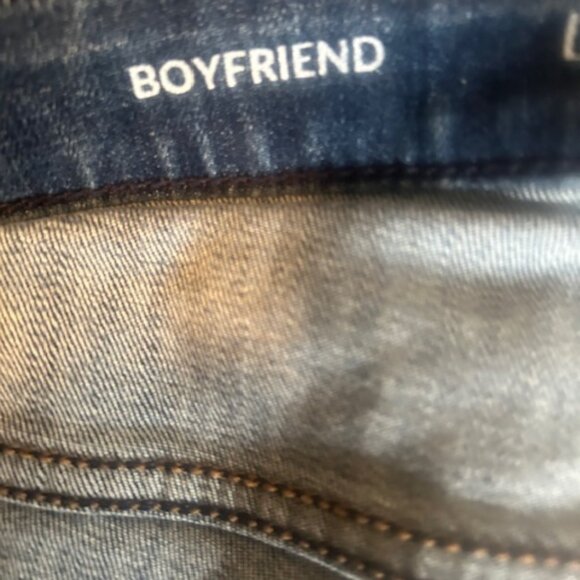 Lane Bryant 5 pocket boyfriend distressed denim jeans, size 18 - Picture 5 of 6